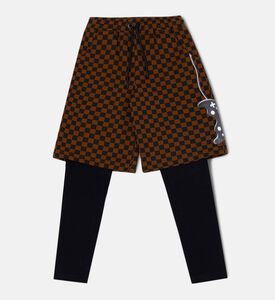 بنطال رياضي مزدوج بطبعة غايمر