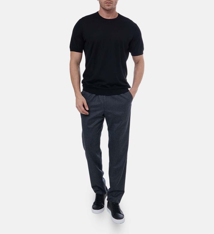 Virgin Wool Crewneck T-shirt Virgin Wool Crewneck T-shirt