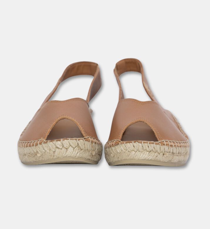 Toni Pons Bernia Metallic Leather Mid-wedge Peep-toe Espadrille, Light-brown, Eu-38, Packshot View
