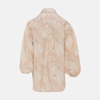 All-over Floral-print Three-quarter Shirt