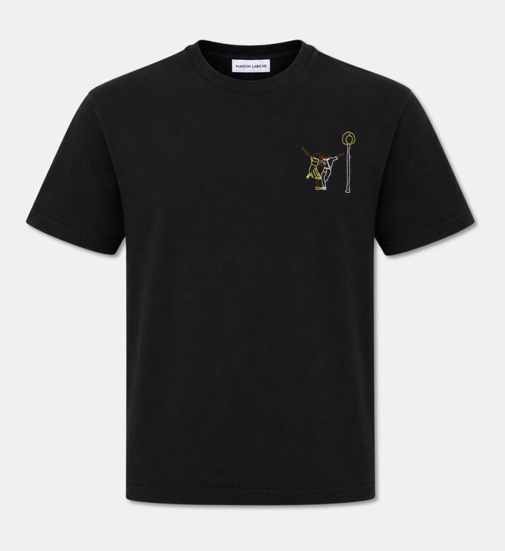 Maison Labiche Embroidered Crewneck T-shirt, Packshot View