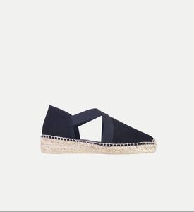 Enar Suede Closed-toe Flat Espadrille