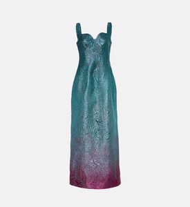 Savanna Aisha Brocade Sweetheart Dress, Blue, S, Packshot View
