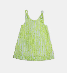 فستان قطن بدون أكمام