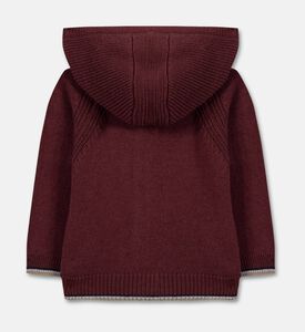 Tartine et Chocolat Gilet 2, Burgundy, 36m, Packshot View