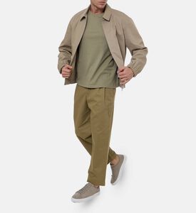 Maison Kitsune Pleated Design Regular-fit Pants, Model View