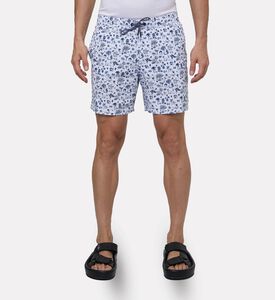 Hackett London Island Abstract-print Drawstring Closure Shorts, Model View