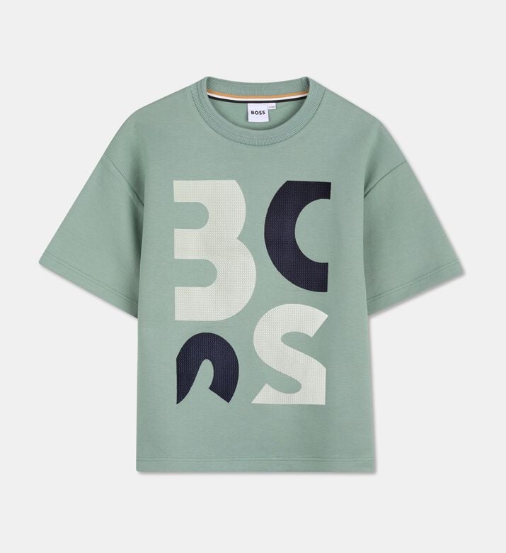 Boss Oversize-fit Piqu&eacute; T-shirt, Packshot View