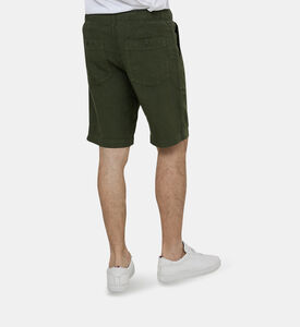 Pixel Woven Linen Bermuda Shorts Pixel Woven Linen Bermuda Shorts