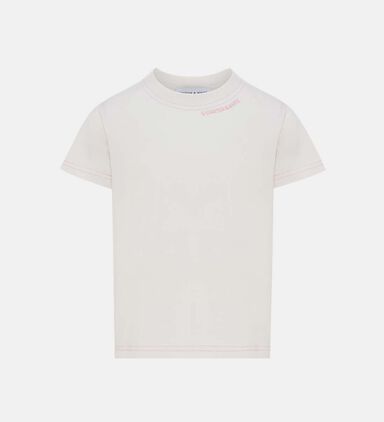 Embroidered Logo Crewneck T-shirt