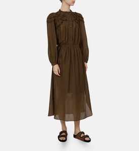 Button-down Long-sleeve Dress