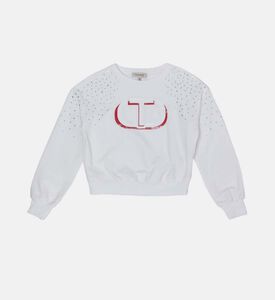 فتاة حجر الراين يشبه الصندوق البلوز