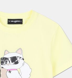 Karl Lagerfeld Logo-detail Tropical Cat-print T-shirt, Packshot View