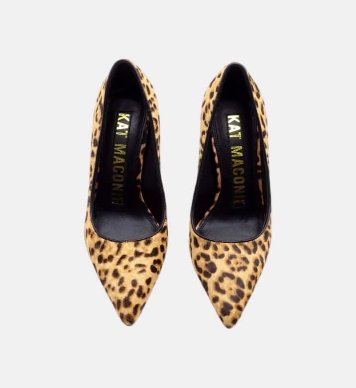 حذاء ليديا جلد بطبعة جلد الفهد