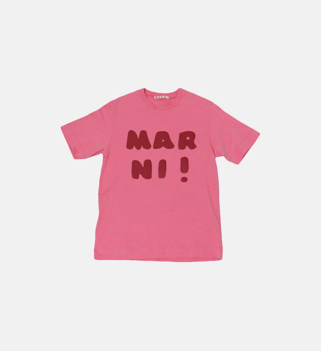 Marni Boy Logo print Cotton T shirt T Shirts Galeries
