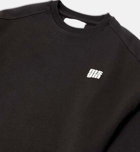 سويت شيرت غير رسمي بياقة دائرية وقصة عادية