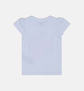 تيشيرت قصير الأكمام بطبعة شعار