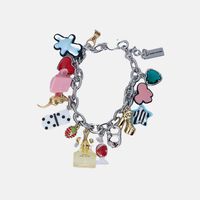 Sticker Charm Statement Bracelet