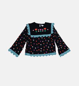 Tulips Waved Details Top