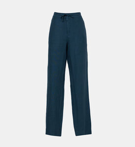 Vince Casual Drawstring Closure Pants, Teal, Xl, Packshot View