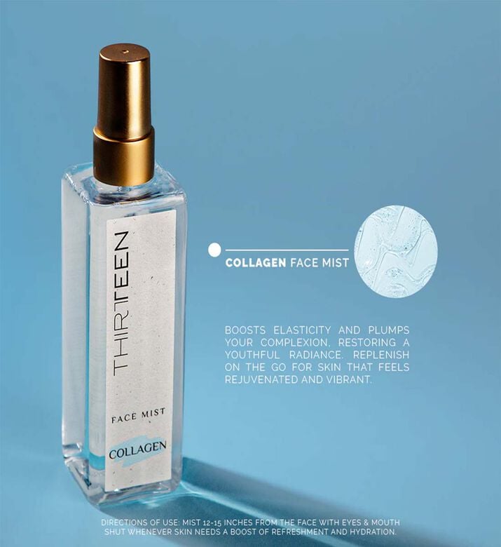 Thirteen Collagen Face Mist, Packshot View Thirteen Collagen Face Mist, Packshot View