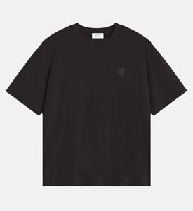 Fox-embroidery Short-sleeve T-shirt