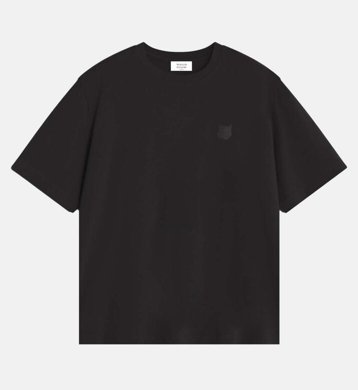 Fox-embroidery Short-sleeve T-shirt