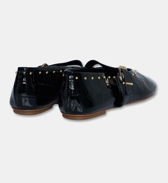 Schutz Croc-embossed Mary Jane Flats, Packshot View