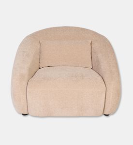 Home Deco and More Lola 1-seater Arm Chair, Beige, Packshot View