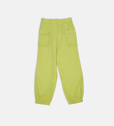 Cotton Poplin Cargo Trousers