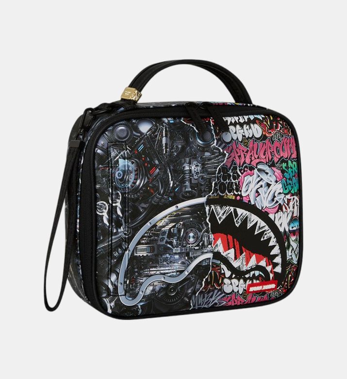 حقيبة وجبات خفيفة إماجينيشن بنقشة مربعات