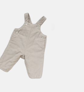 أوفرول بدون أكمام وياقة مربعة