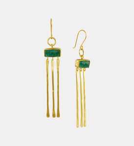 Ottoman Hands Earng Yasmin Emerald, Packshot View Ottoman Hands Earng Yasmin Emerald, Packshot View