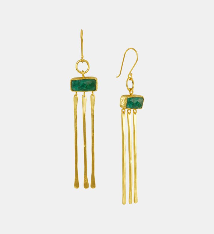 Ottoman Hands Earng Yasmin Emerald, Packshot View Ottoman Hands Earng Yasmin Emerald, Packshot View
