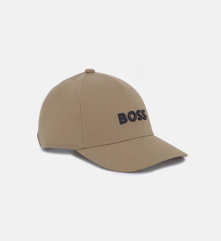 Twill Striped Logo-embroidery Cap