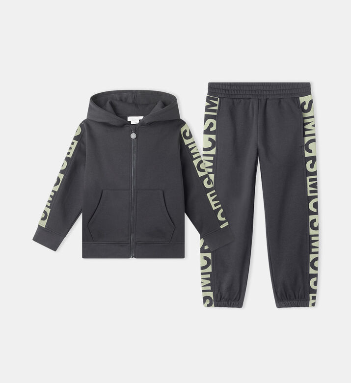Logo Printed Fleece Tracksuit