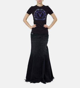 تيشيرت بطبعة غرافيك كبيرة الحجم