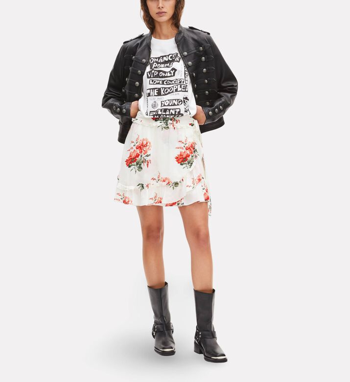 The Kooples Skirt Volant, Model View