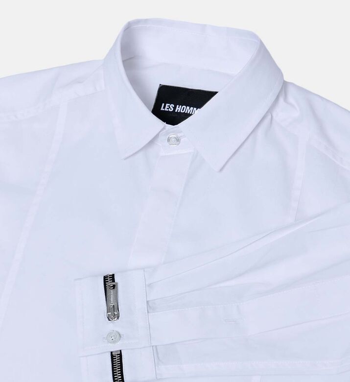 قميص كلاسيكي بأساور من القطن