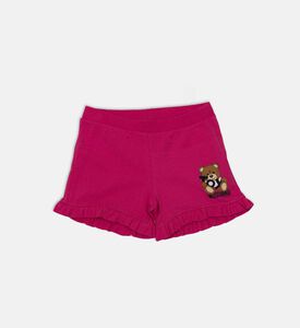 Teddy Bear Flared Shorts Set