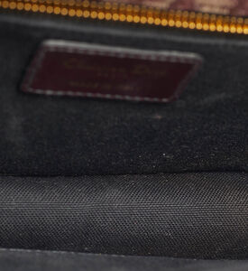 Dior Preowned Dior Burgundy Oblique 30 Montaigne Shoulder Bag, Packshot View