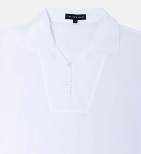 قميص قطني بأزرار