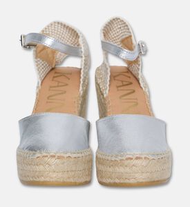 Kanna Shoes Sandal Wedge, Silver, Eu-40, Packshot View