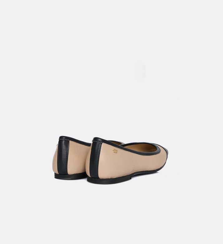 Nappa Leather Two-tone Ballerinas