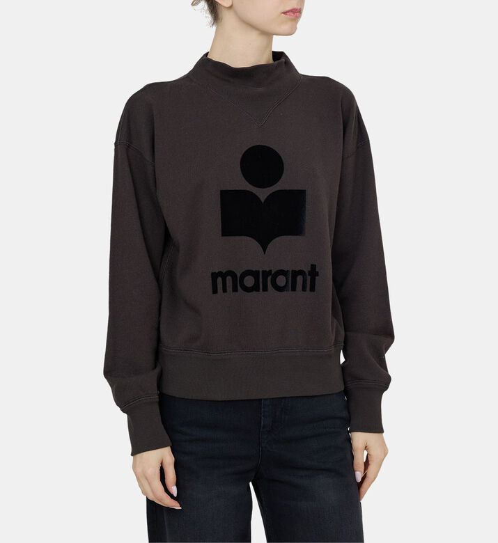 Moby Fleece Glittered Logo Sweatshirt