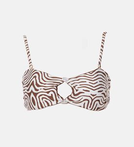 Palmacea Cut-out V-neck Bikini Top, Packshot View