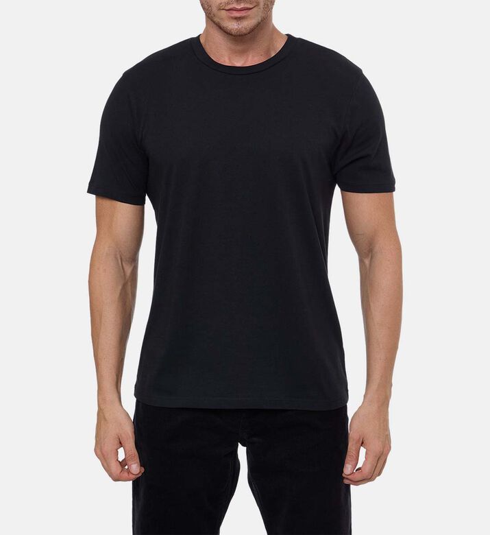 Zadig et Voltaire Cotton Short-sleeve T-shirt, Black, L, Model View