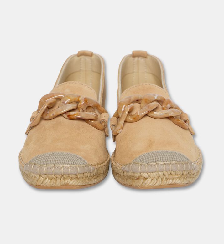 Salvi Espadrille Loafer Tortoise Link-detail Flats, Camel, Eu-41, Packshot View