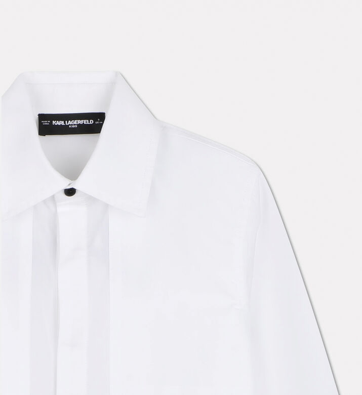 Karl Lagerfeld Logo Detail Cotton Shirt, Packshot View