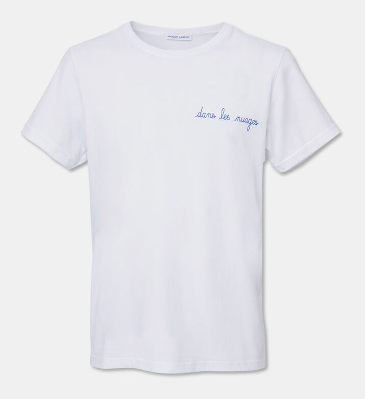 Maison Labiche Poitou Dans Les Nuages Embroidered T-shirt, Packshot View
